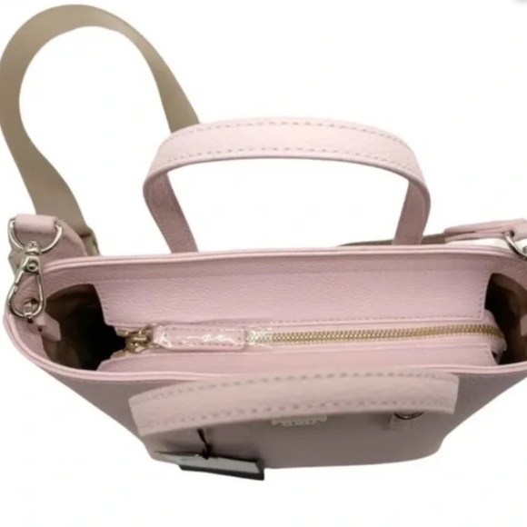 MCM Lotus Pink Leather Mini Crossbody Shopper NWT $615 Retail 🎁 Gift Ready - Picture 2 of 9